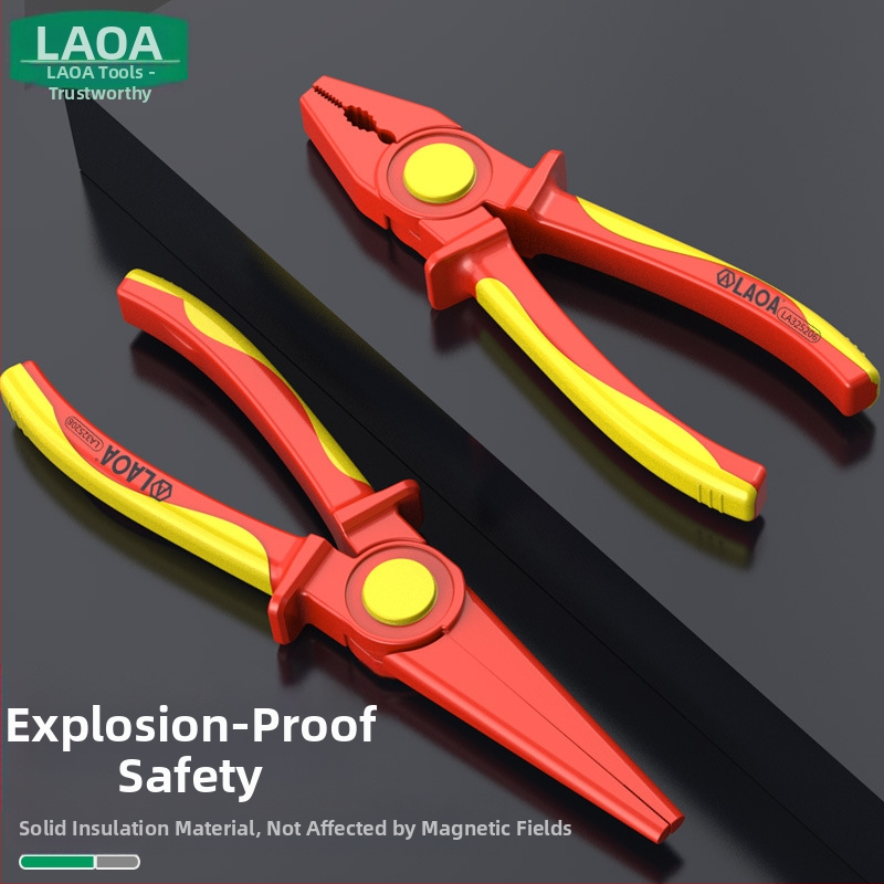 Izolirane kliješta za žice – igličasti vrh, višestruka primjena, 1000V električarski alat, čvrsti vrhovi