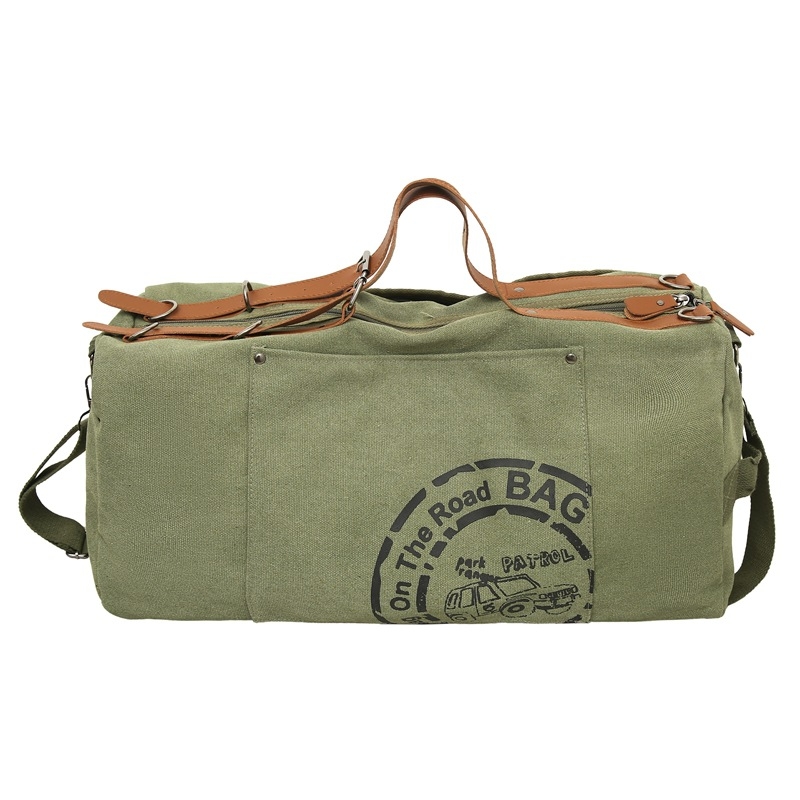 Retro vászon utazótáska, 20–35L, uniszex, lélegző, vízálló, bővíthető