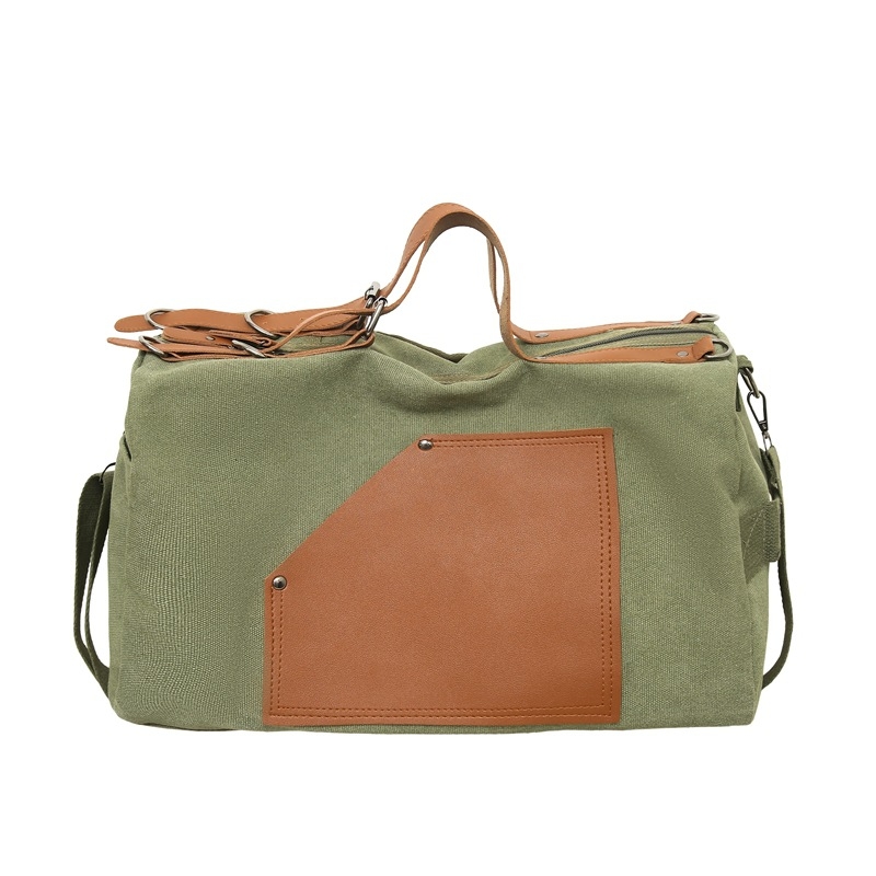 Retro vászon utazótáska, 20–35L, uniszex, lélegző, vízálló, bővíthető