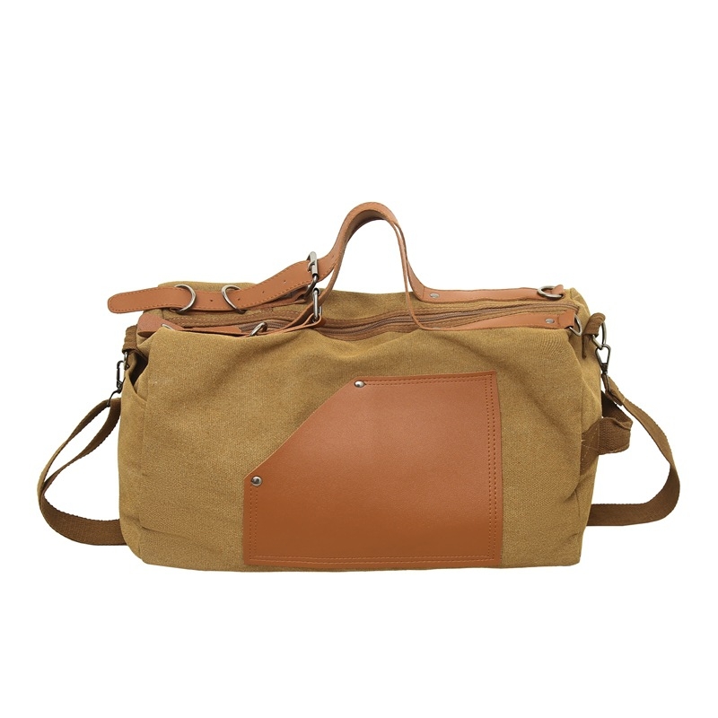 Retro vászon utazótáska, 20–35L, uniszex, lélegző, vízálló, bővíthető