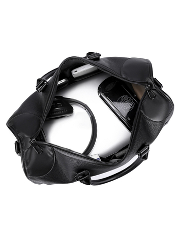 FENGBAODAISHU τσάντα για επιχειρηματικά ταξίδια, PU, πολυεστερική επένδυση, ανδρική