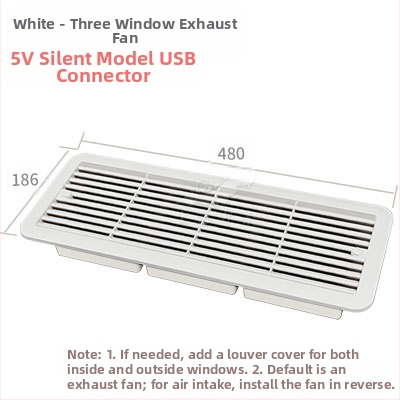 BSF055-3 RV bočné montážny tichý ventilačný ventil pre chladničku so 3 oknami