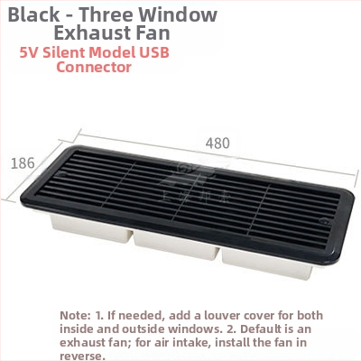 BSF055-3 RV bočné montážny tichý ventilačný ventil pre chladničku so 3 oknami
