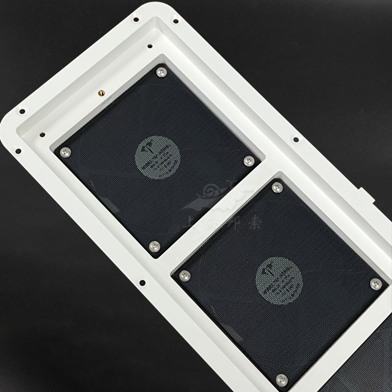 BSF055-3 RV oldalsó beépítésű csendes szellőzőventilátor hűtőhöz, 3 ablakkal