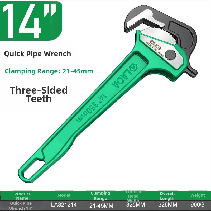 Old A teške cijevne kliješta s brzim djelovanjem – višenamjenske kliješta za cijevi, univerzalne čeljusti, težina 0,5 kg