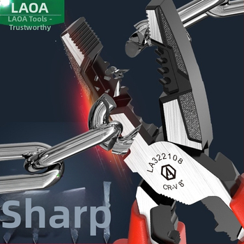 Clește izolat cu VDE pentru tăiere și crimparea cablurilor, clește cu vârf ascuțit pentru electricieni, electronică, reparații auto