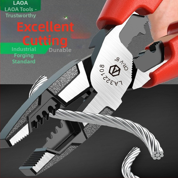 Clește izolat cu VDE pentru tăiere și crimparea cablurilor, clește cu vârf ascuțit pentru electricieni, electronică, reparații auto