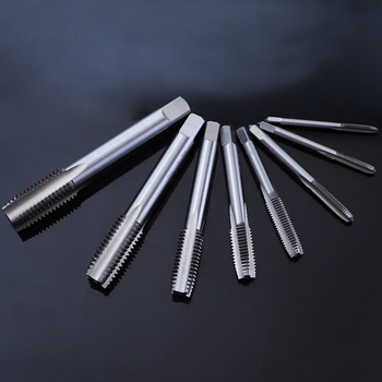 Машинен тап-патрон с удължен нос, 1/4 шестогранен патрон, за резбово нарязване, диапазон M4–M16, за формово производство