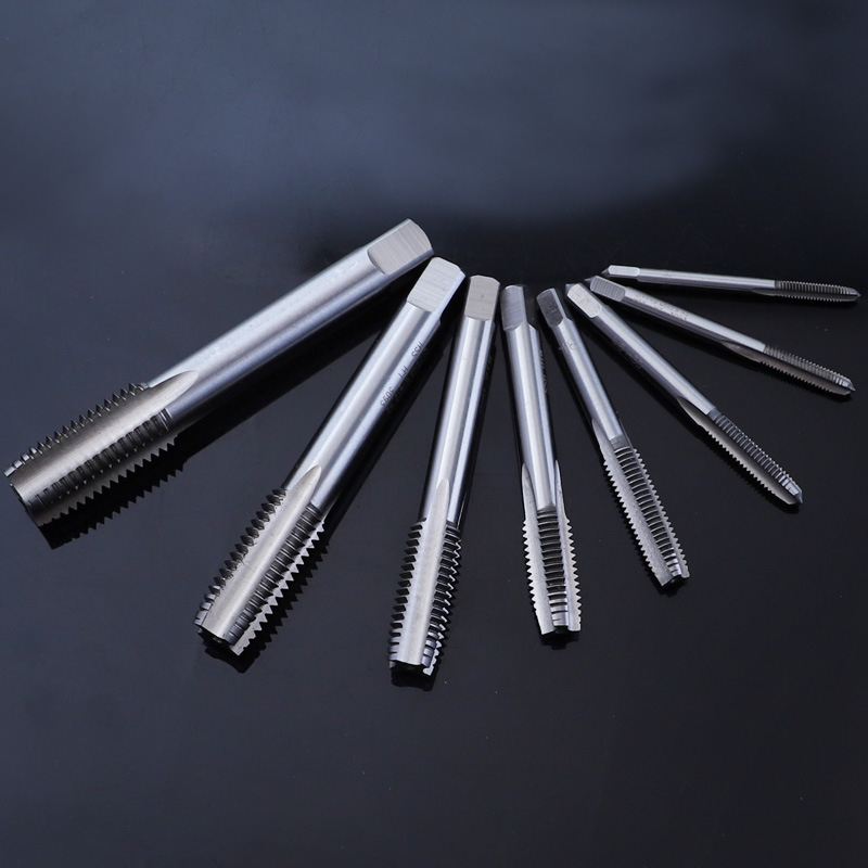 Машинен тап-патрон с удължен нос, 1/4 шестогранен патрон, за резбово нарязване, диапазон M4–M16, за формово производство