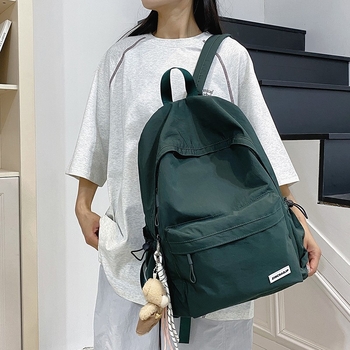 Σακίδιο Weiyalu, Νάιλον, Unisex, Νεανικό φοιτητικό στυλ, ιμάντες με μαξιλαράκι αέρα, επένδυση πολυεστερ