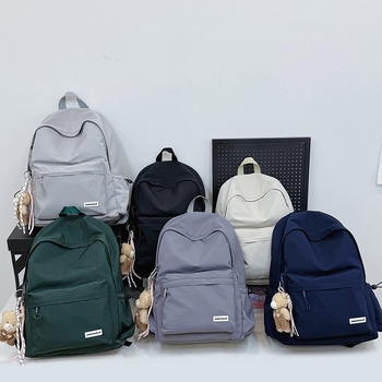 Σακίδιο Weiyalu, Νάιλον, Unisex, Νεανικό φοιτητικό στυλ, ιμάντες με μαξιλαράκι αέρα, επένδυση πολυεστερ