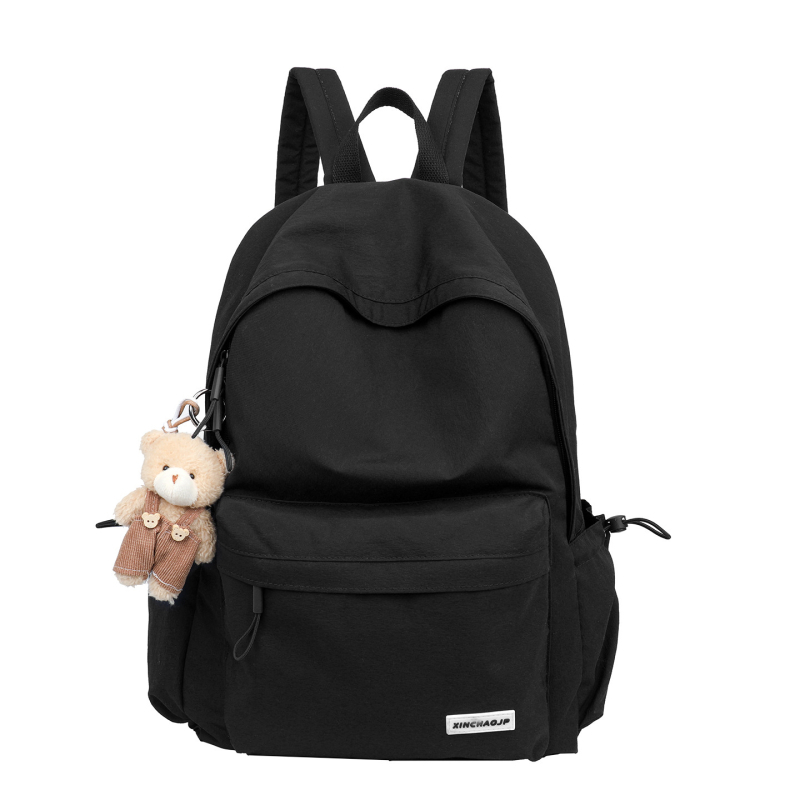 Weiyalu hátizsák, Nylon, Uniszex, Ifjúsági kampusz stílus, Légpárnás vállpántok, Poliészter bélés