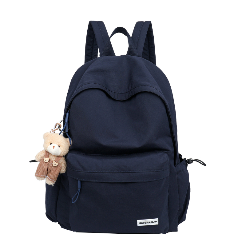 Weiyalu hátizsák, Nylon, Uniszex, Ifjúsági kampusz stílus, Légpárnás vállpántok, Poliészter bélés