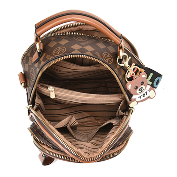 Γυναικεία τσάντα PVC σε street fashion με φερμουάρ, επένδυση PU, καλοκαίρι 2024