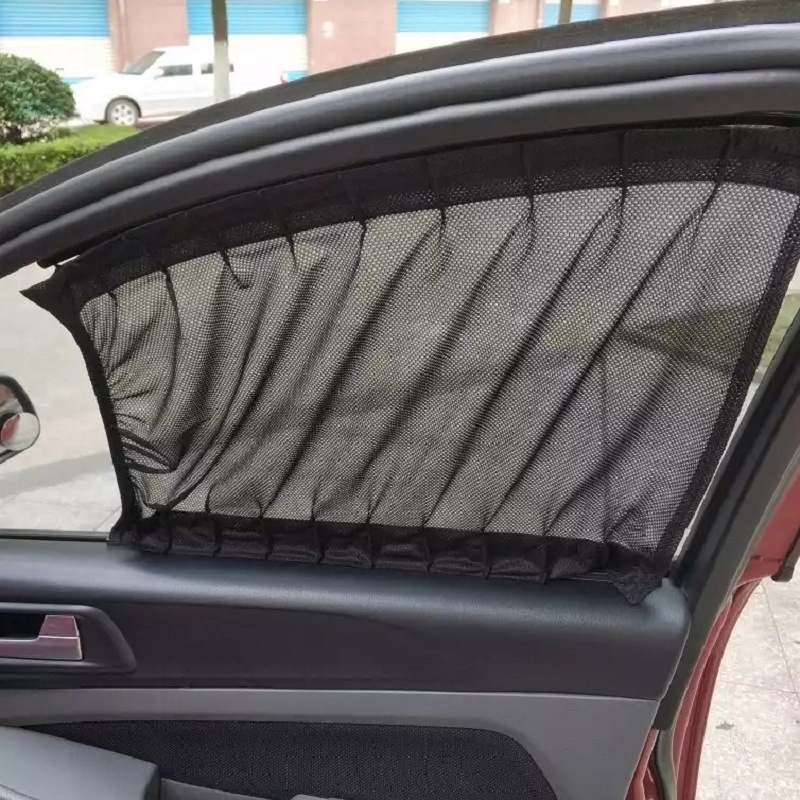 Teng Jue automobilių užuolaida su bėgelio tipu UV apsaugai — tankus nepermatomas poliesterio audinys, bendras modelis, šoninis langas, pakabinimo tipas