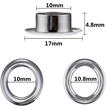 Vario akių sagtimi įrankių rinkinys palapinėms, krepšiams, užuolaidoms ir drabužiams — Net Ann
