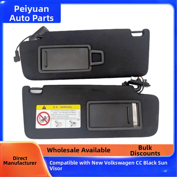VW Lingdu CC saulės skydelis su makiažo veidrodėliu, PVC, įmontuotas montavimas, originalus stilius