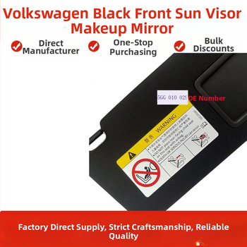 VW Lingdu CC saulės skydelis su makiažo veidrodėliu, PVC, įmontuotas montavimas, originalus stilius