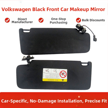 VW Lingdu CC saulės skydelis su makiažo veidrodėliu, PVC, įmontuotas montavimas, originalus stilius