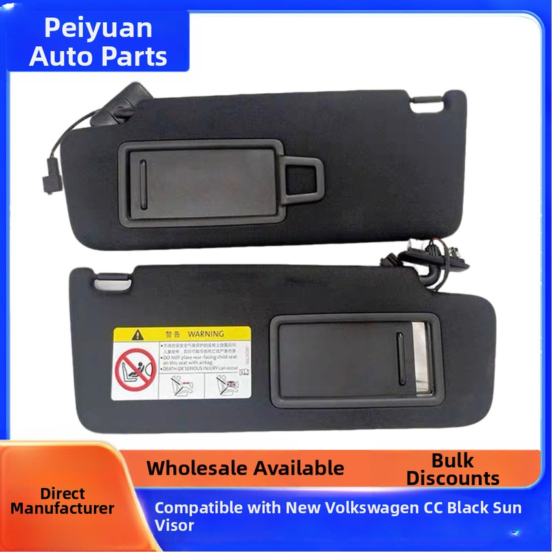 VW Lingdu CC saulės skydelis su makiažo veidrodėliu, PVC, įmontuotas montavimas, originalus stilius