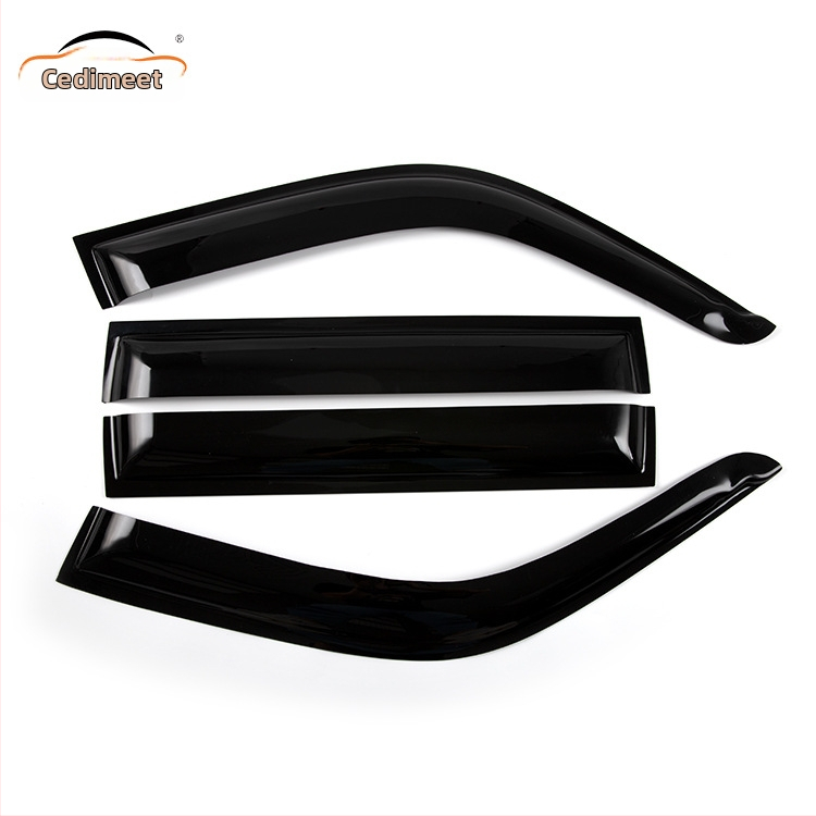 Дъждовен дефлектор за автомобилни прозорци Toyota Land Cruiser FJ/LC, 1990–2010, акрил, комплект от 4 броя, съвместим с FJ60/70/76/78/79/80/100 и LC200