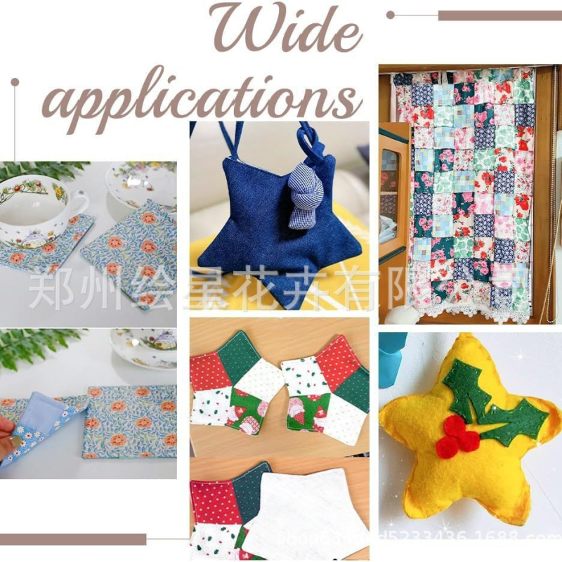 Žvaigždės formos akriliniai siuvimo šablonai, 6 vnt. rinkinys, dėžutėje dovanoms