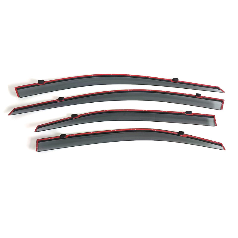 Akrilinė Rain Eyebrow Toyota Corolla Sedan 2019-2024 Altis, injekciškai formuota, montavimas kabliu + lipduku, 4 vnt komplektas