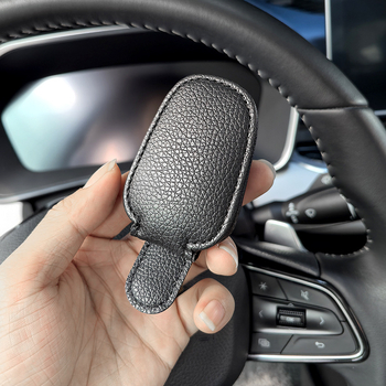 Automobiļu brillīšu klips – daudzfunkcionāls saules viziera turētājs, materiāls: PVC āda, zīmols: Kallitz, pielāgošana pieejama