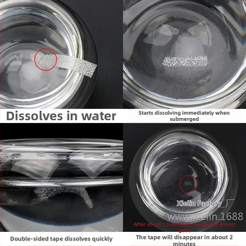 Λωρίδες κόλλας υφάσματος διαλυτές στο νερό, διπλής όψης ταινία για ρούχα και ραφτικό patchwork, προσωρινή στερέωση — Μάρκα Xie Ling