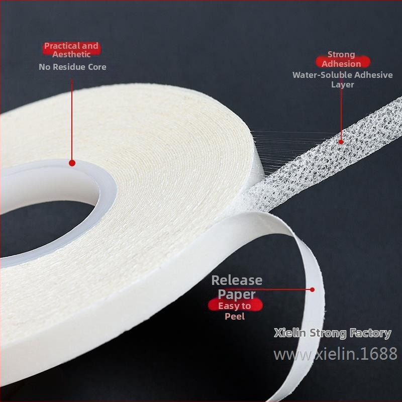 Водоразтворими ленти за плат с лепило — двустранна лепяща лента за дрехи и ръчно patchwork, temporary фиксиране — марка Xie Ling