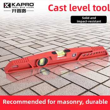 Зидарско ниво от лит алуминий – лята конструкция, здраво изпълнение, хоризонтална линейка, модел 930