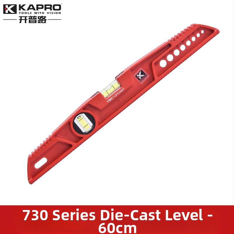 Зидарско ниво от лит алуминий – лята конструкция, здраво изпълнение, хоризонтална линейка, модел 930