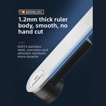 Ηλεκτρονικός ψηφιακός χάρακας γωνίας με οθόνη — υψηλής ακρίβειας, 360° πολυλειτουργικός χάρακας από ανοξείδωτο ατσάλι