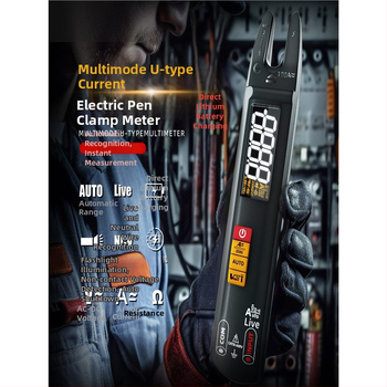 BSID клампметър и мултиметър за AC/DC, висока прецизност, интелигентна защита против изгаряне