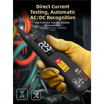 BSID клампметър и мултиметър за AC/DC, висока прецизност, интелигентна защита против изгаряне