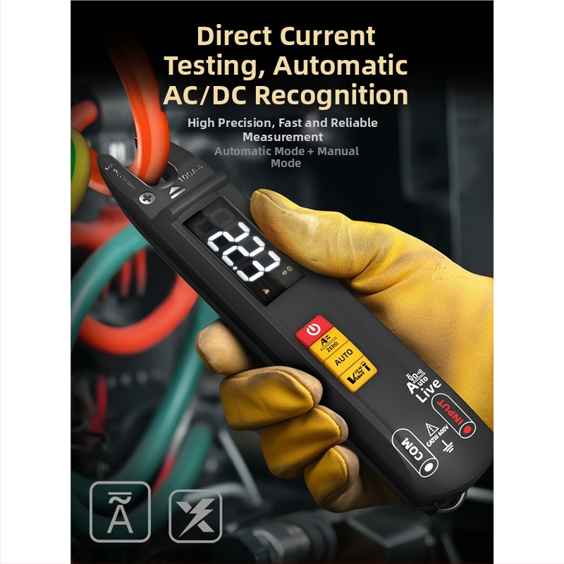 BSID клампметър и мултиметър за AC/DC, висока прецизност, интелигентна защита против изгаряне