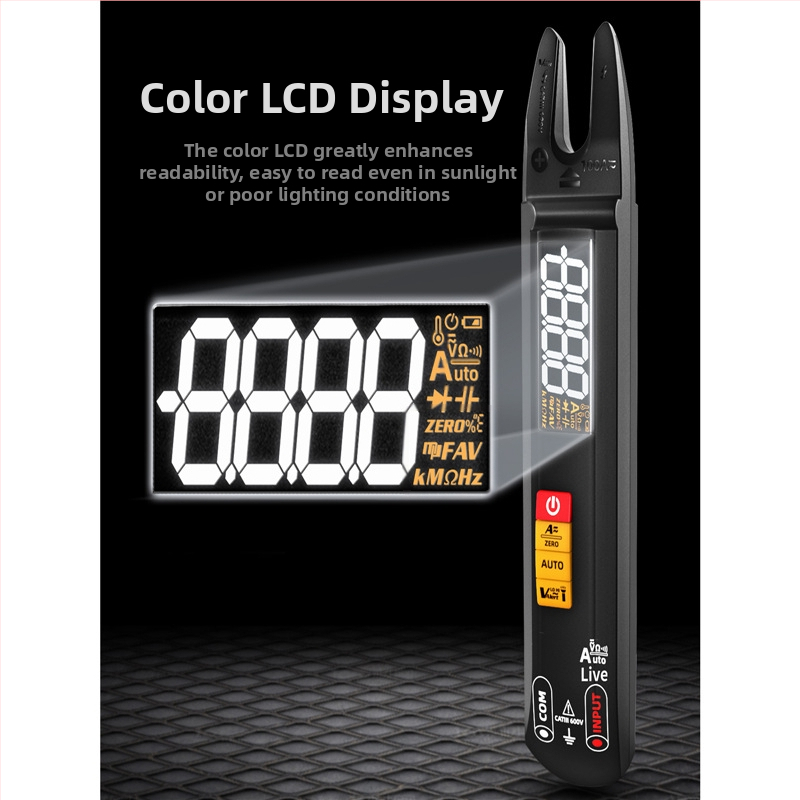 BSID клампметър и мултиметър за AC/DC, висока прецизност, интелигентна защита против изгаряне