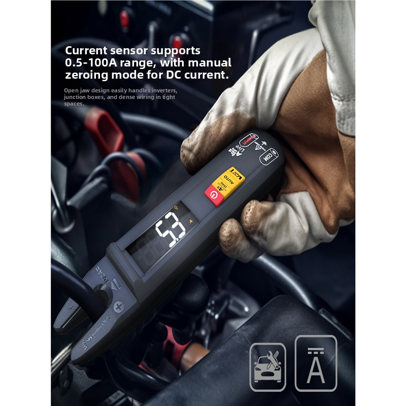 BSID клампметър и мултиметър за AC/DC, висока прецизност, интелигентна защита против изгаряне
