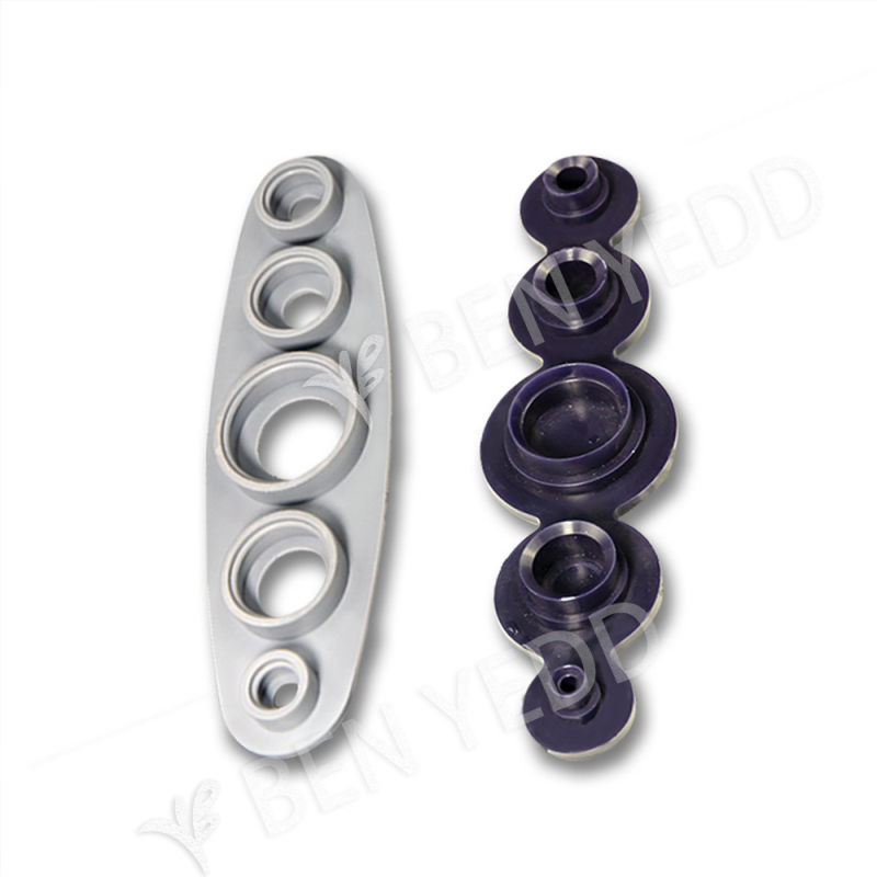 BEN YEDD Nordic stílusú két részes alumínium csatoló eszköz logóval nyomtatva, OPP csomagolás