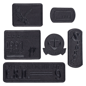 Savarankiškai lipantis siuvinėtas audinio pleistras drabužių remontui — Ruoxuan, 100% medvilnė, tinkamas batams ir skrybėlėms