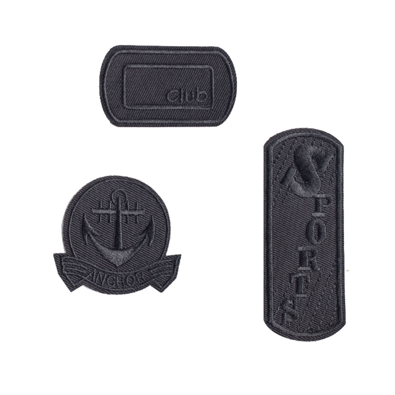 Savarankiškai lipantis siuvinėtas audinio pleistras drabužių remontui — Ruoxuan, 100% medvilnė, tinkamas batams ir skrybėlėms