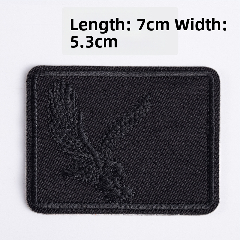 Savarankiškai lipantis siuvinėtas audinio pleistras drabužių remontui — Ruoxuan, 100% medvilnė, tinkamas batams ir skrybėlėms