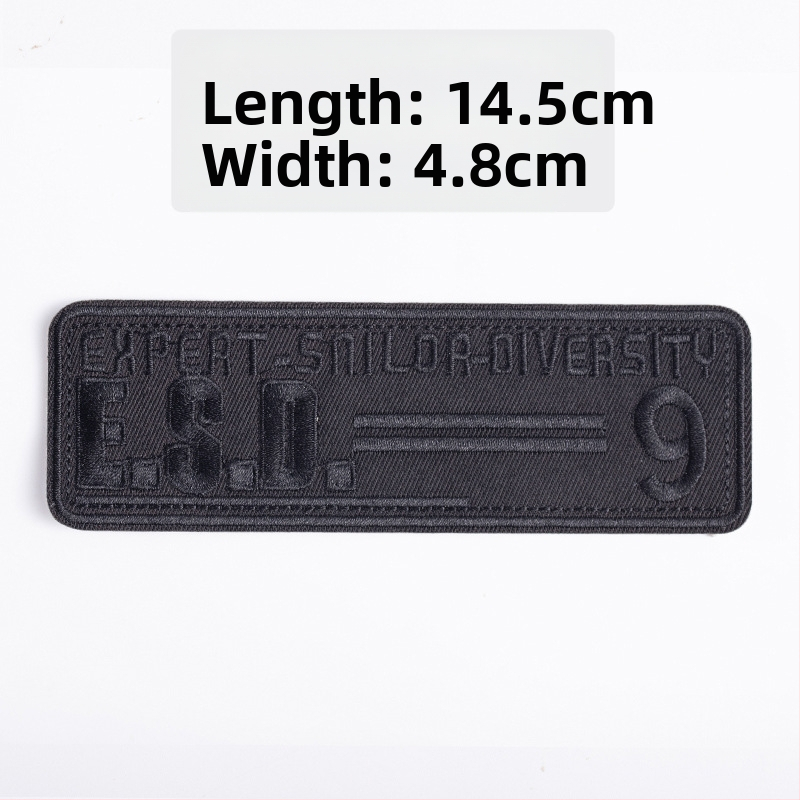 Savarankiškai lipantis siuvinėtas audinio pleistras drabužių remontui — Ruoxuan, 100% medvilnė, tinkamas batams ir skrybėlėms