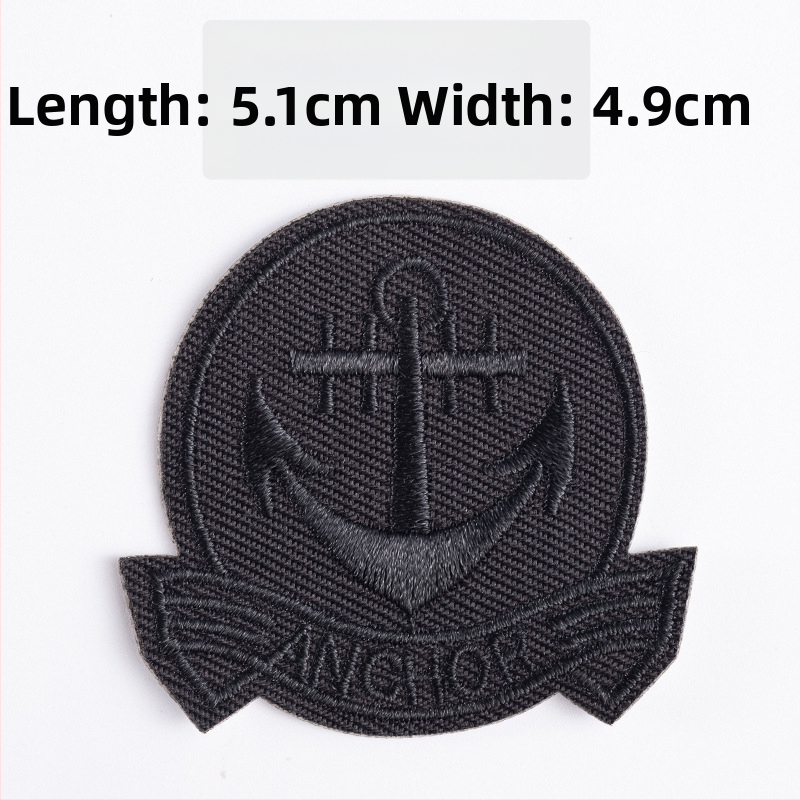 Savarankiškai lipantis siuvinėtas audinio pleistras drabužių remontui — Ruoxuan, 100% medvilnė, tinkamas batams ir skrybėlėms