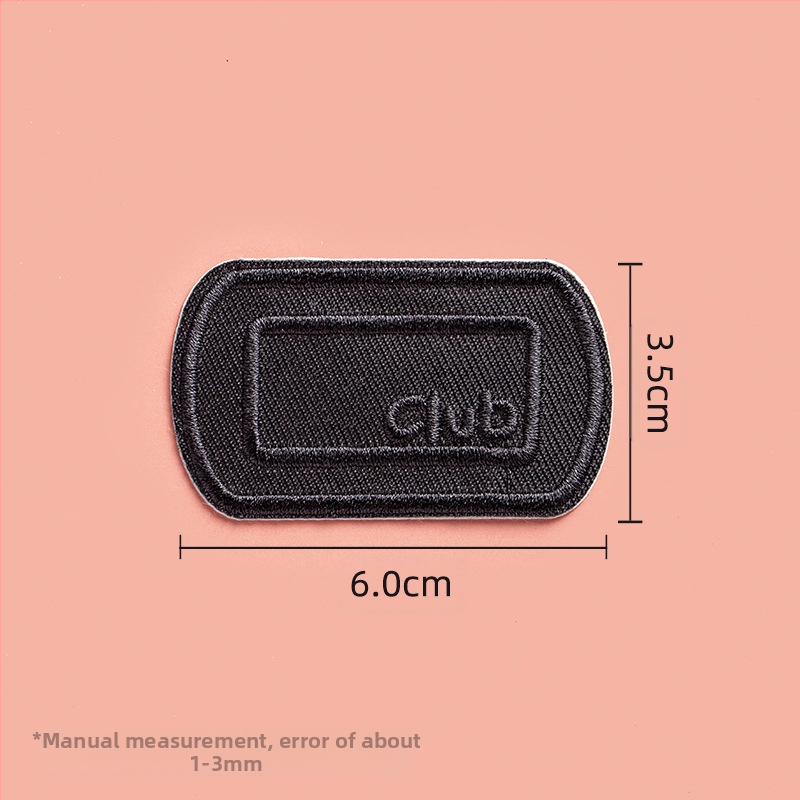 Savarankiškai lipantis siuvinėtas audinio pleistras drabužių remontui — Ruoxuan, 100% medvilnė, tinkamas batams ir skrybėlėms