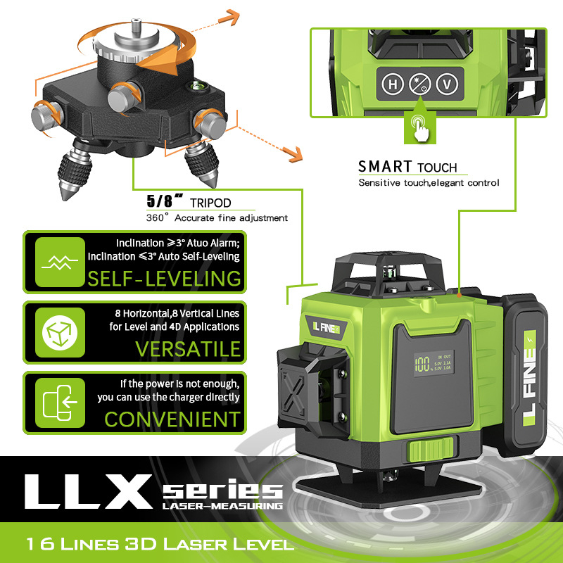 Лазерен нивелир LFIEN 360-09 – лазерен принцип на работа