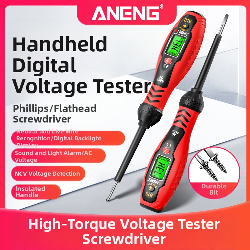 ANENG υψηλής ακρίβειας ευφυές μετρητικό στυλό με ψηφιακή οθόνη – πολυλειτουργικός δοκιμαστής γραμμών και μέτρηση τάσης