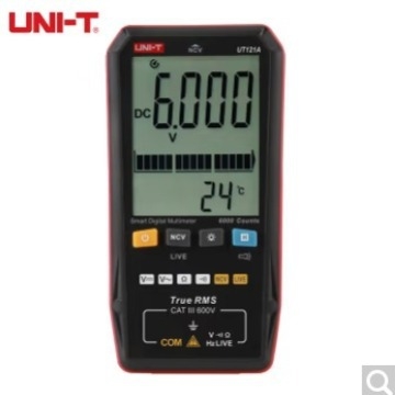 UNI-T UT121A išmanusis skaitmeninis multimetras, apsauga nuo deginimo UT121A/UT121B/UT122