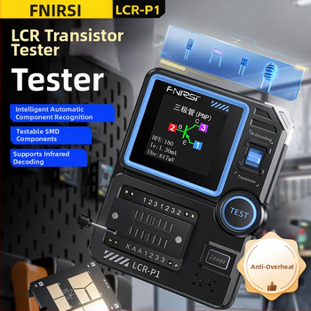 Smart LCR измервател, транзистор тестер, MOSFET детекция, многофункционално тестване на кондензатори и резистори, модел Lcr-p1, марка Fnirsi