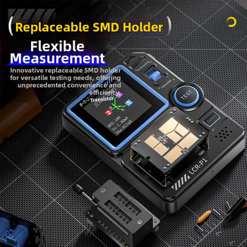 Smart LCR измервател, транзистор тестер, MOSFET детекция, многофункционално тестване на кондензатори и резистори, модел Lcr-p1, марка Fnirsi